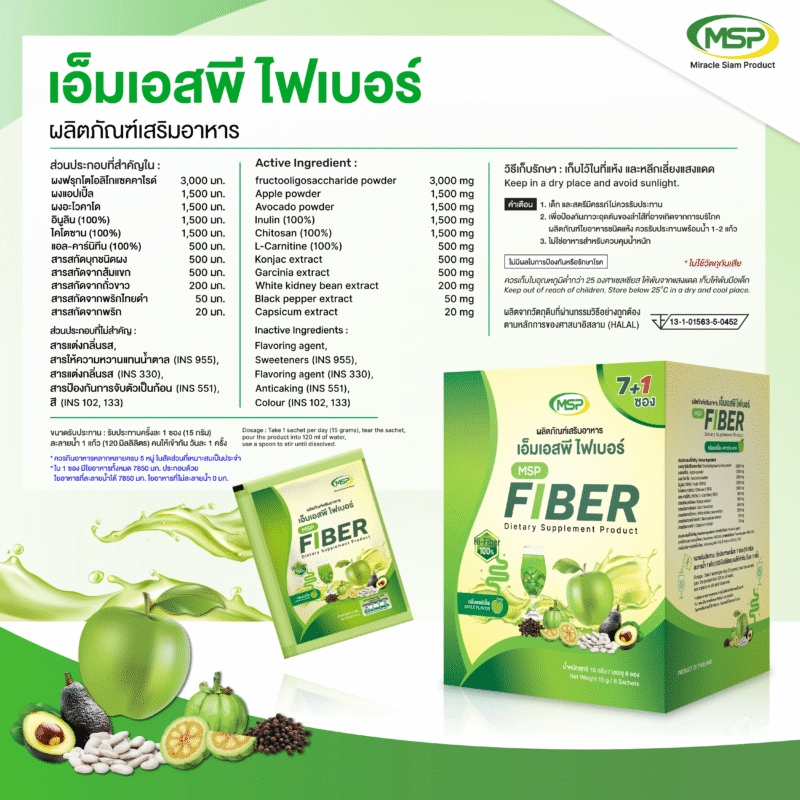 MSP FIBER (APPLE FLAVOR)