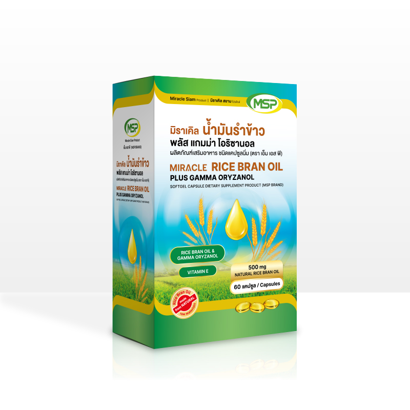 Miracle Rice Bran Oil Plus L น้ำมันรำข้าว